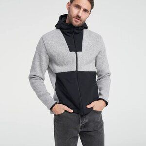 Mikael Holebrook Windproof Hood- Grey Melange/ Black - Size XL